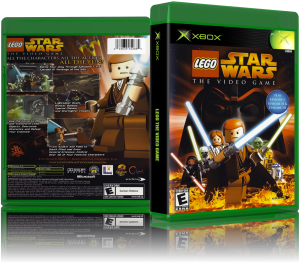 Lego Star Wars - The Video Game (USA)3D Boxes Back Front